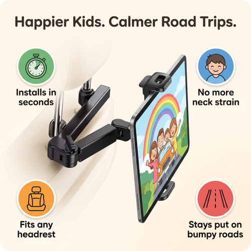Roadly CarView tablet holder features and benefits